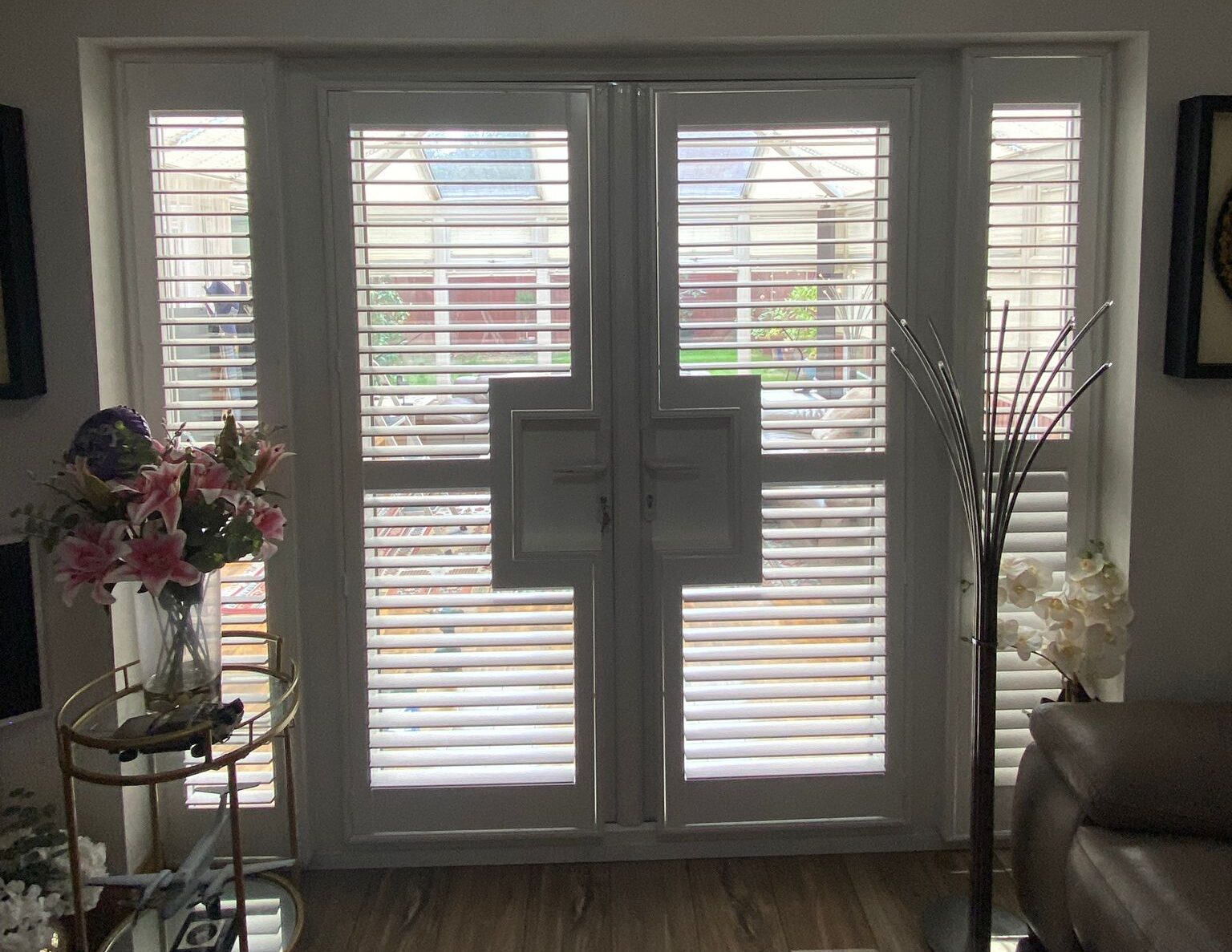 French Door Shutters plantation shutters