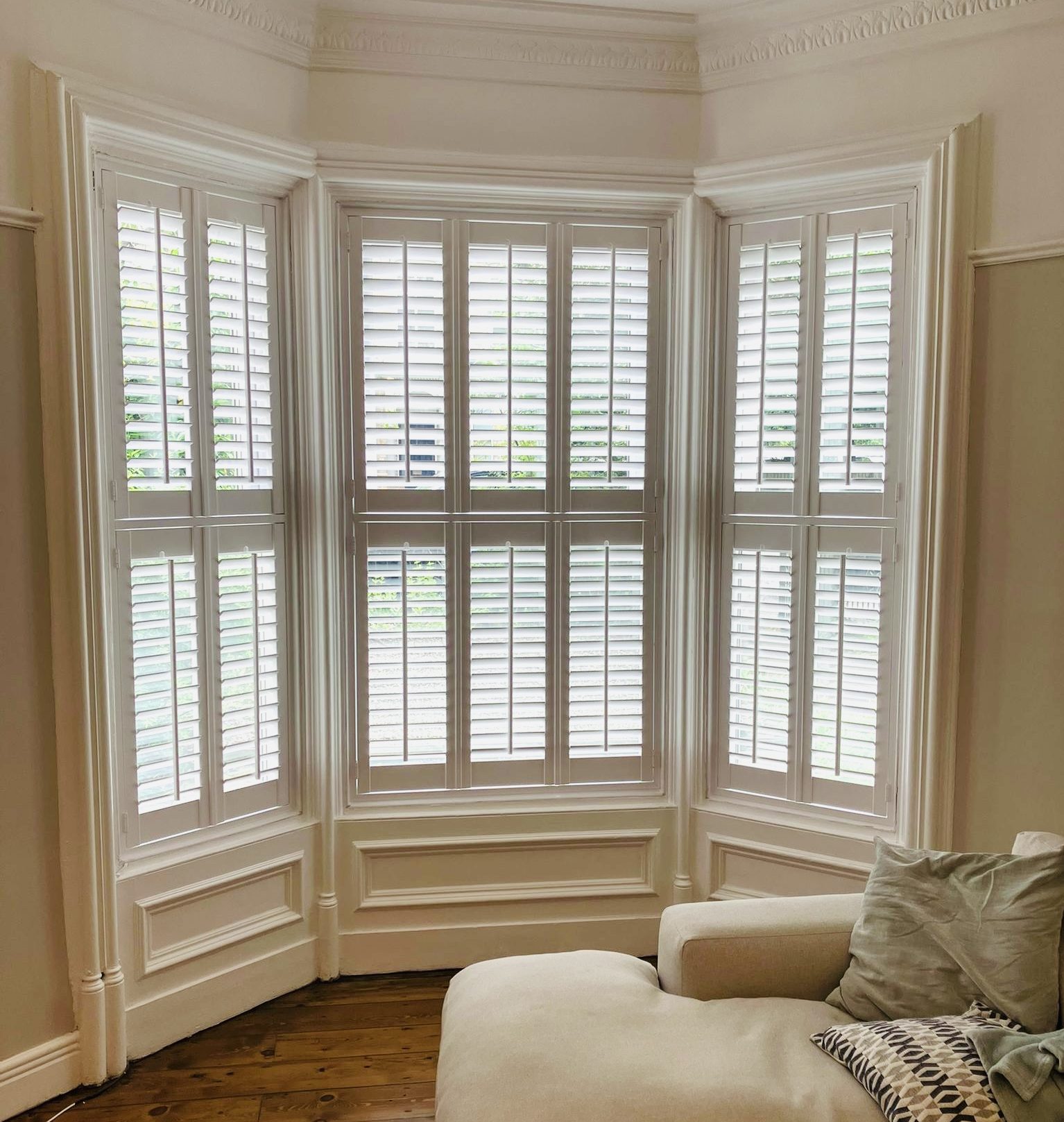 Tier on tier bay window