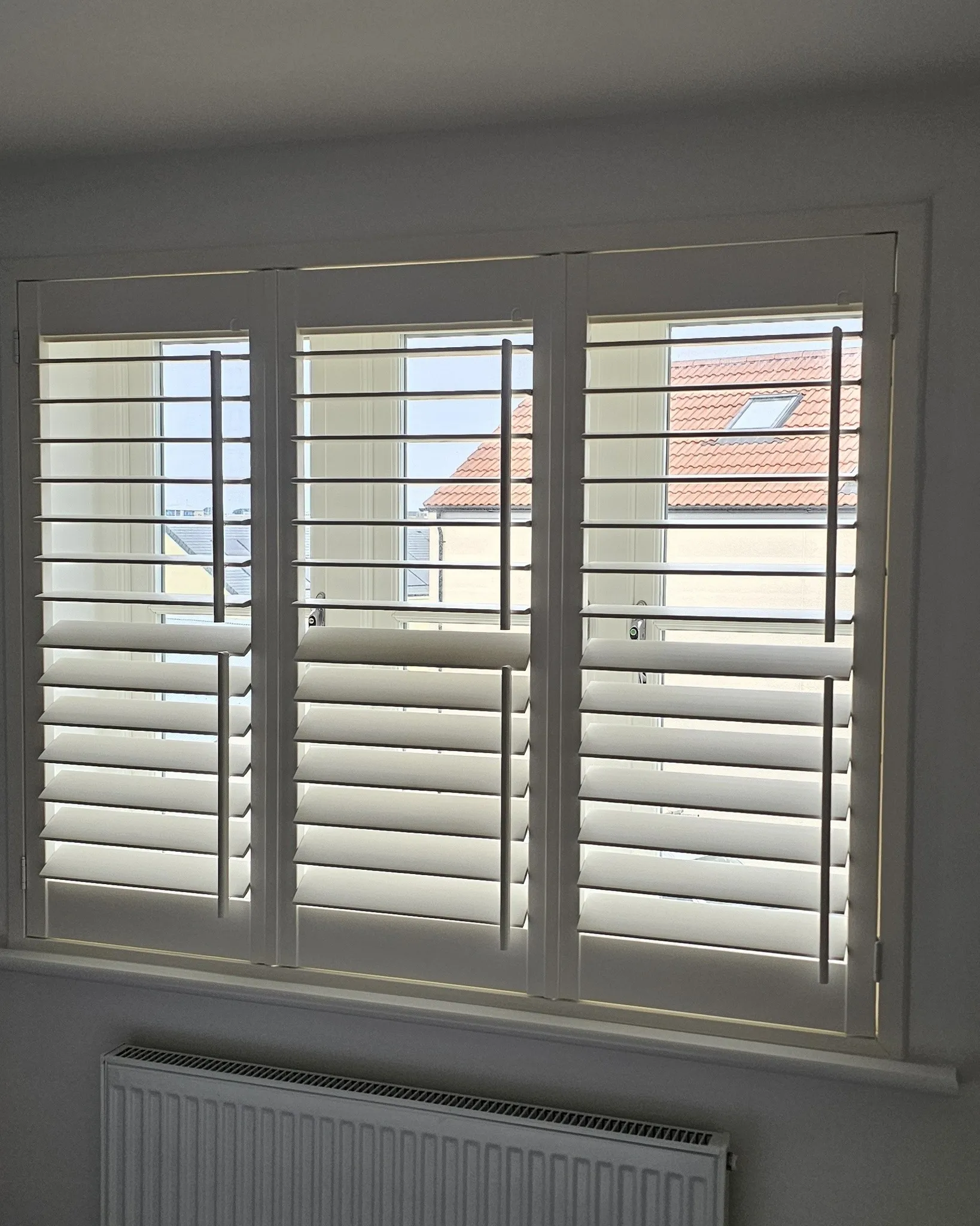 Small window shutters fitted