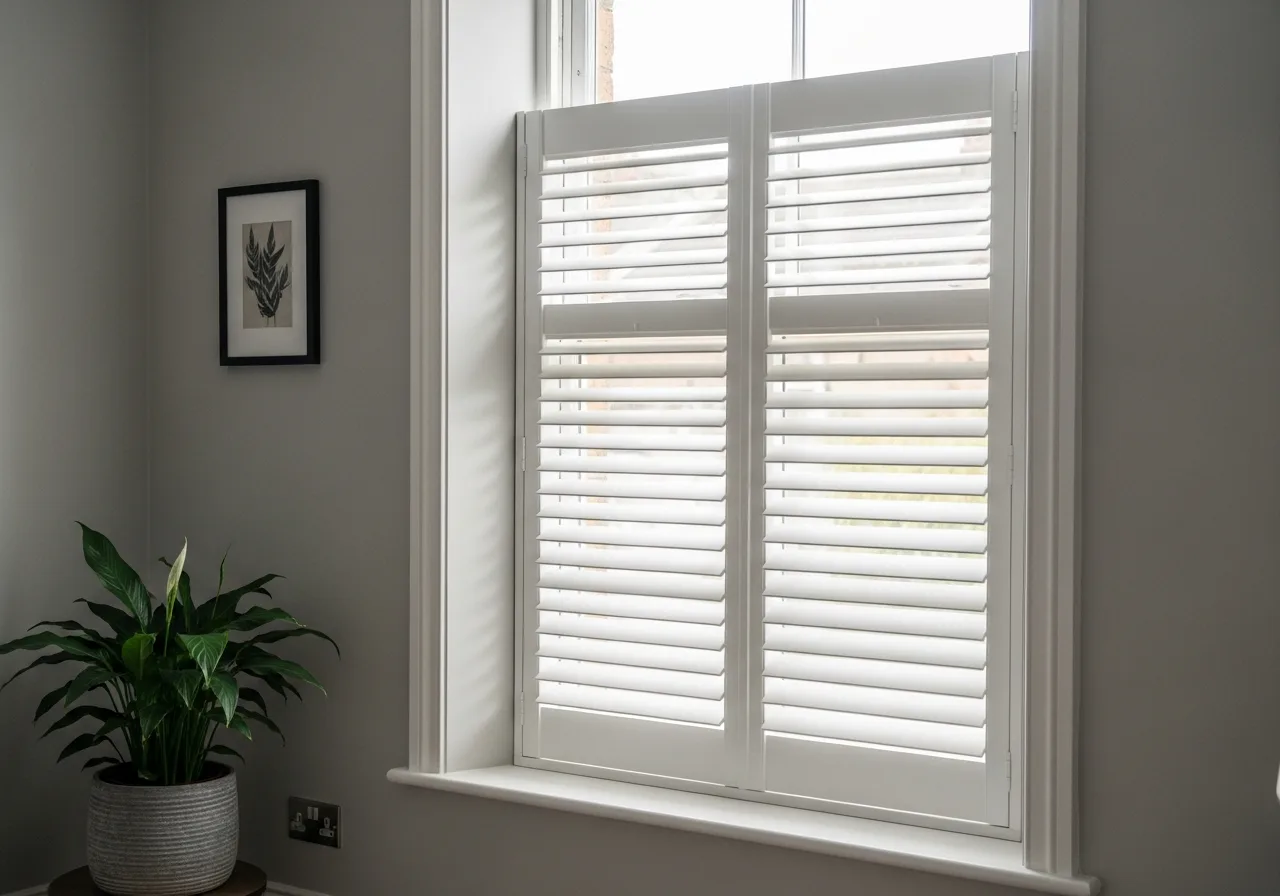 Solid Panel plantation shutters